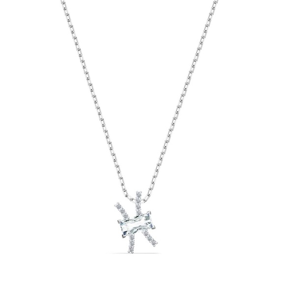 SWAROVSKI Pisces Zodiac II silver pendant necklace with emerald crystal - Picture 1 of 12